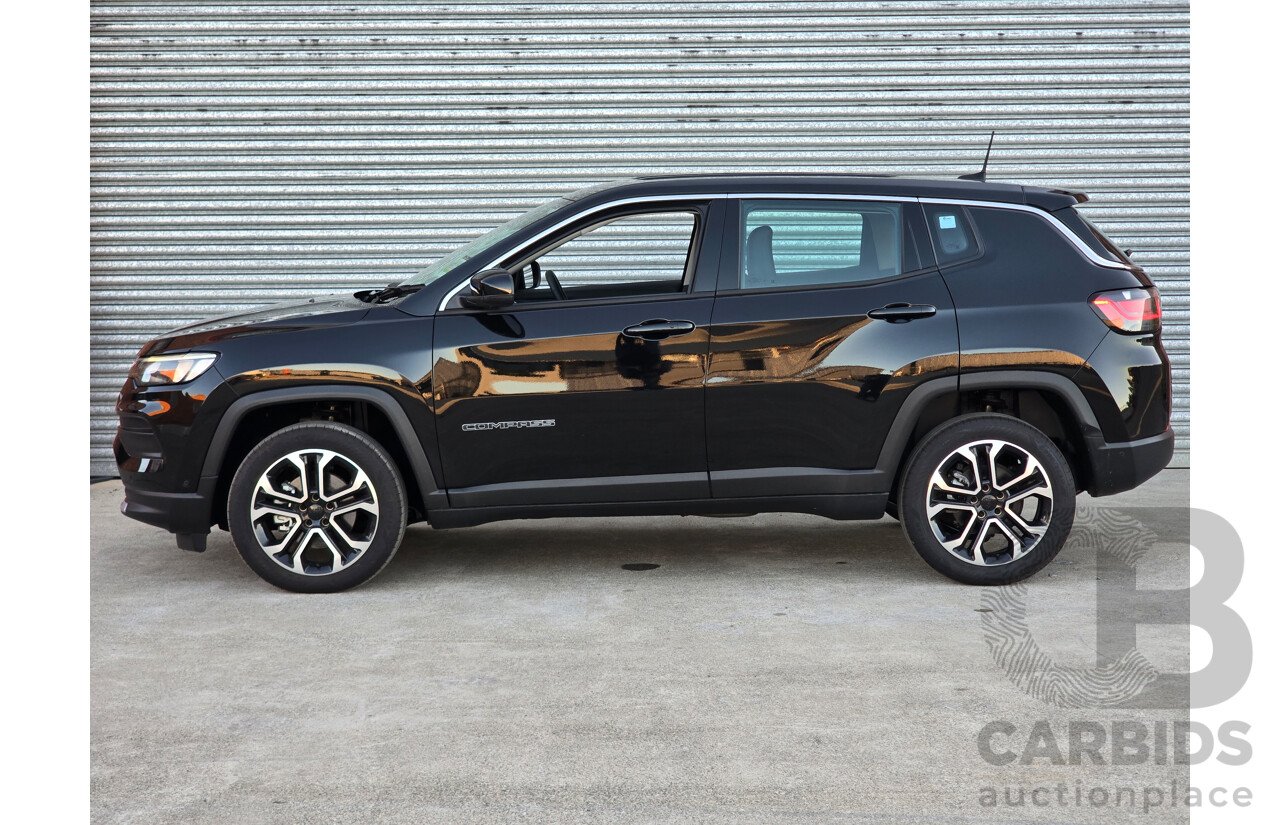 02/2024 Jeep Compass Limited e-Hybrid MY24 MV 4d Wagon Solid Black Turbo 1.5L - 15kw Hybrid