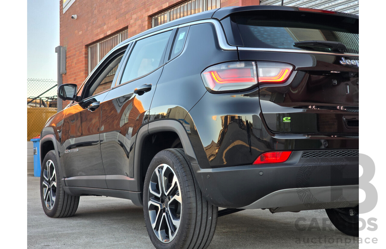 02/2024 Jeep Compass Limited e-Hybrid MY24 MV 4d Wagon Solid Black Turbo 1.5L - 15kw Hybrid