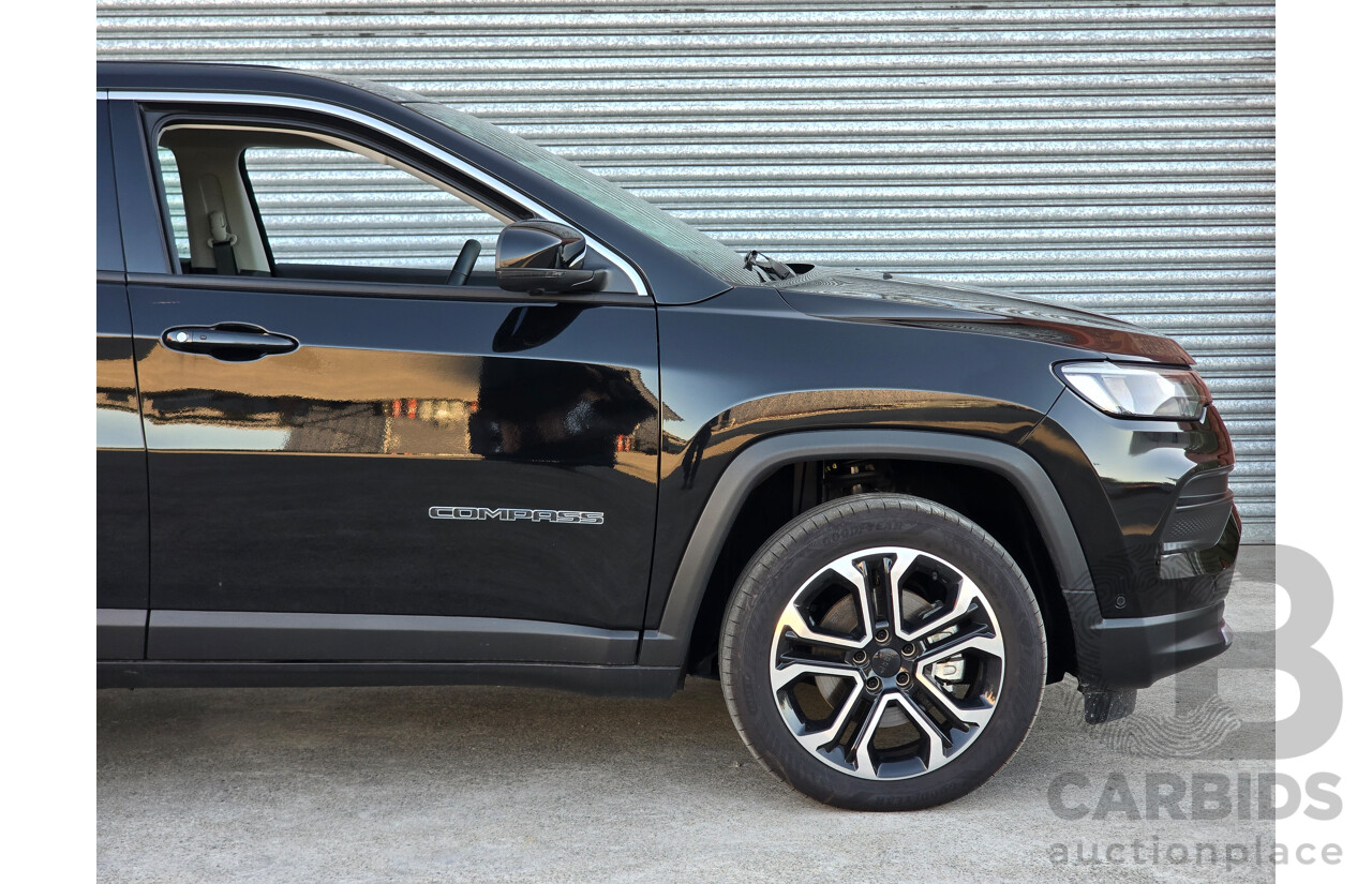 02/2024 Jeep Compass Limited e-Hybrid MY24 MV 4d Wagon Solid Black Turbo 1.5L - 15kw Hybrid