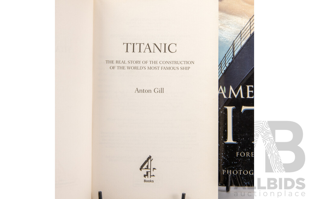 Collection Books Regarding the Titanic, Mostly Hardcovers, Including K Marshalls Art of the Titanic and More