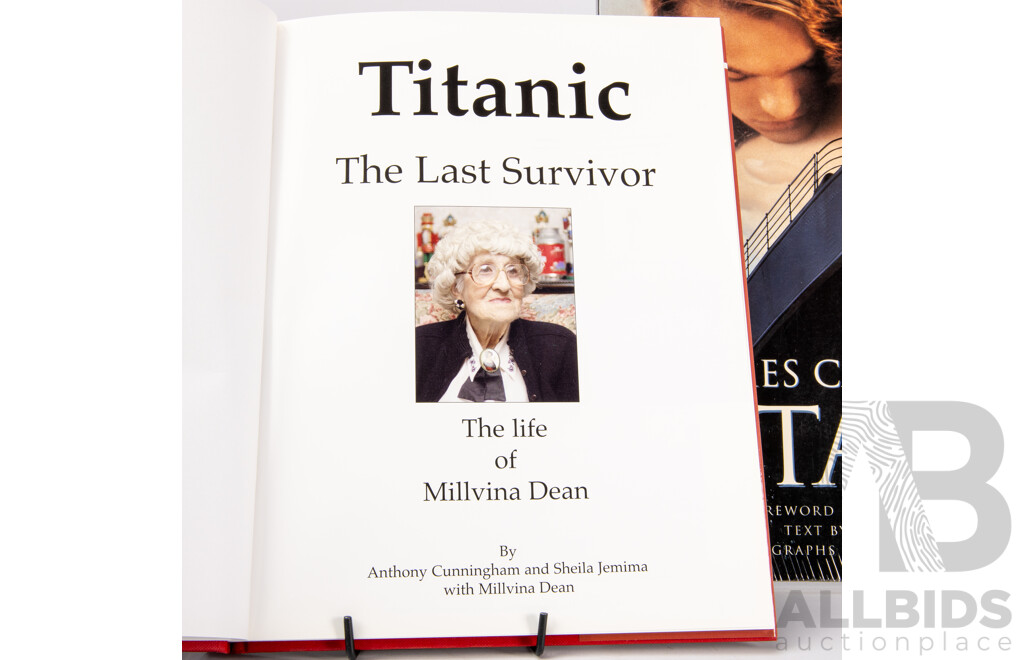 Collection Books Regarding the Titanic, Mostly Hardcovers, Including K Marshalls Art of the Titanic and More