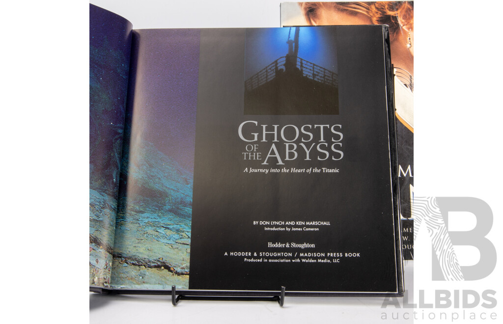 Collection Books Regarding the Titanic, Mostly Hardcovers, Including K Marshalls Art of the Titanic and More