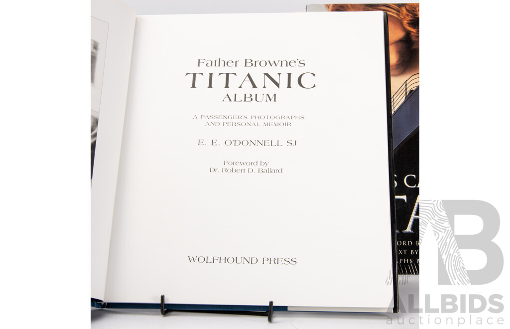 Collection Books Regarding the Titanic, Mostly Hardcovers, Including K Marshalls Art of the Titanic and More