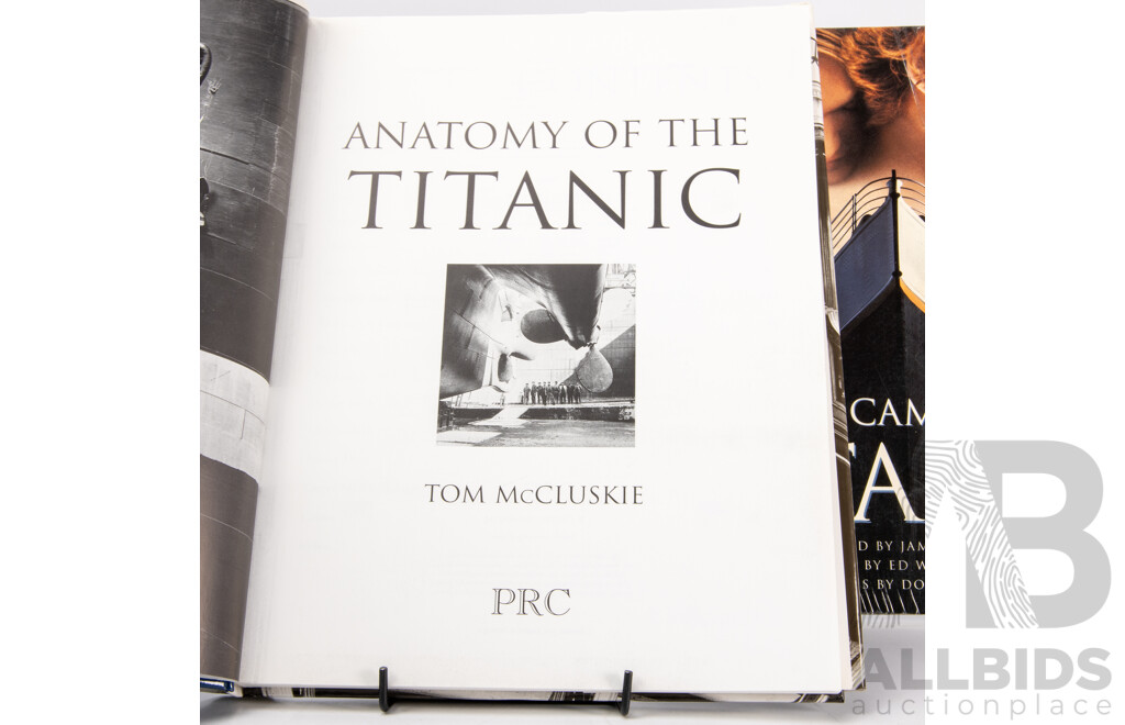Collection Books Regarding the Titanic, Mostly Hardcovers, Including K Marshalls Art of the Titanic and More