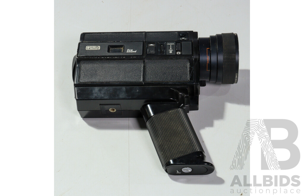 Collection Cameras Including Eumig Live Sound FIlm Camera in Bag, Kodak Advantix 2100 Auto in Box and More