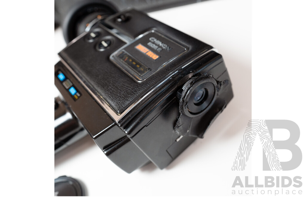 Collection Cameras Including Chinon 805 S Film Camera in Bag, Kodak Advantix 2100 Auto in Box and More