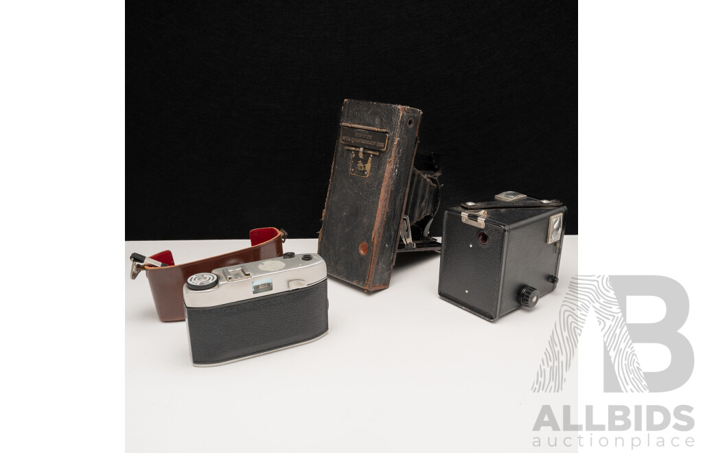Early Vintage Kodak and Rangefinder Camera Collection