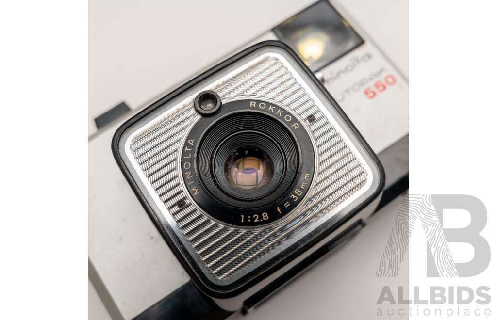 Pair of Vintage Minolta Autopak 126 Film Cameras