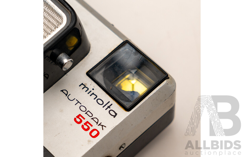 Pair of Vintage Minolta Autopak 126 Film Cameras