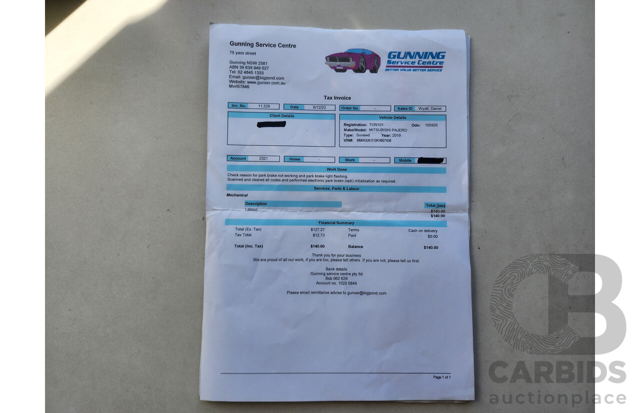 9/2019 Mitsubishi Pajero Sport GLS (4x4) QE MY19 4d Wagon White 2.4 L