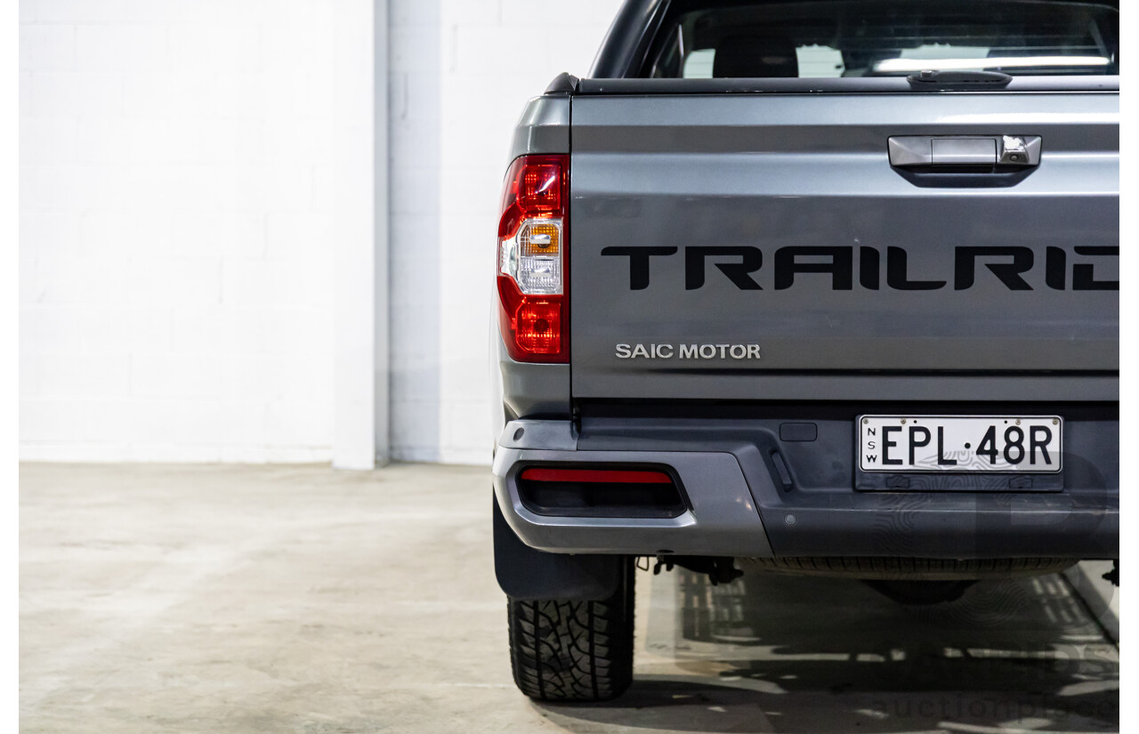 07/2019 LDV T60 Trailrider (4x4) SK8C Double Cab Utility Lava Grey Metallic Turbo Diesel 2.8L