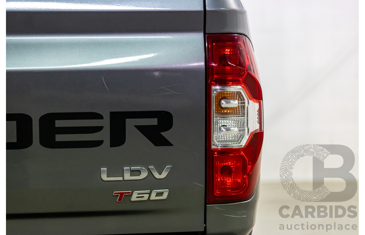 07/2019 LDV T60 Trailrider (4x4) SK8C Double Cab Utility Lava Grey Metallic Turbo Diesel 2.8L