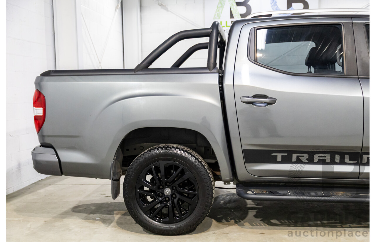 07/2019 LDV T60 Trailrider (4x4) SK8C Double Cab Utility Lava Grey Metallic Turbo Diesel 2.8L