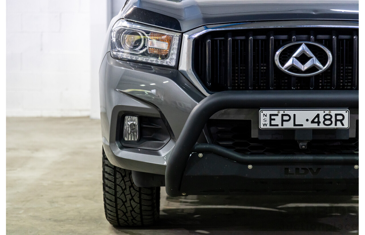 07/2019 LDV T60 Trailrider (4x4) SK8C Double Cab Utility Lava Grey Metallic Turbo Diesel 2.8L