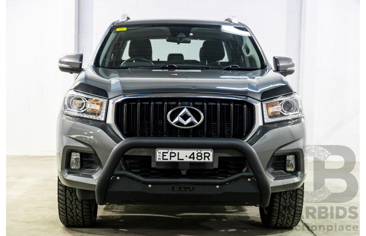 07/2019 LDV T60 Trailrider (4x4) SK8C Double Cab Utility Lava Grey Metallic Turbo Diesel 2.8L