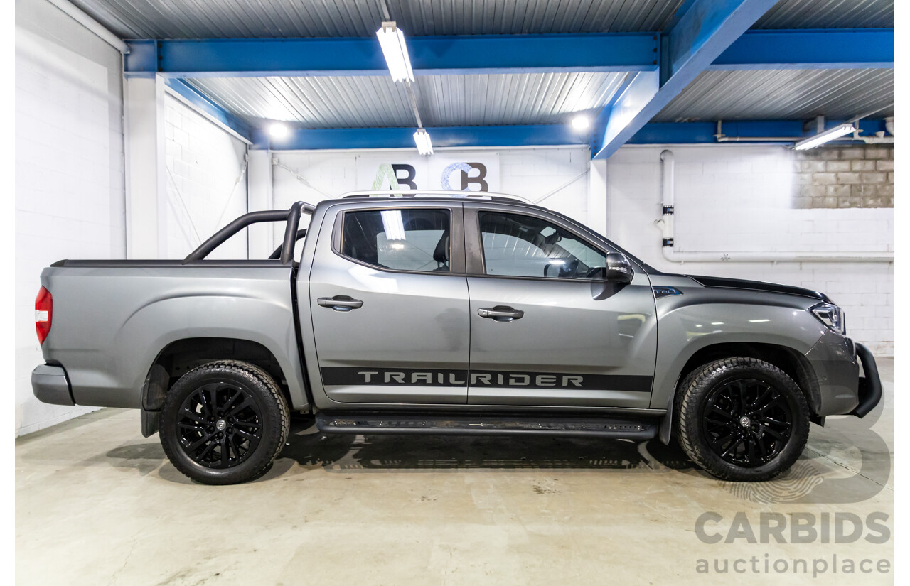 07/2019 LDV T60 Trailrider (4x4) SK8C Double Cab Utility Lava Grey Metallic Turbo Diesel 2.8L