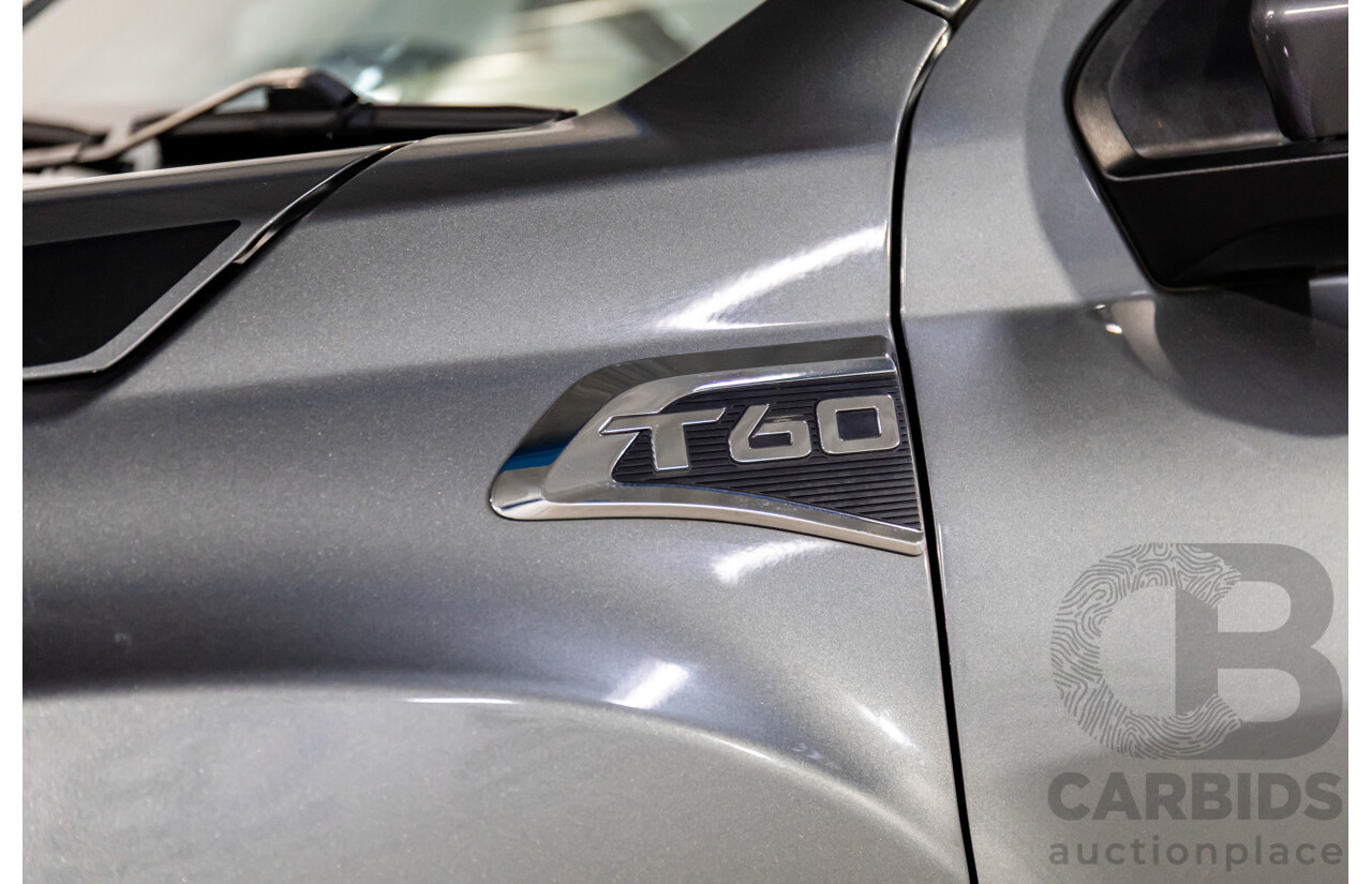 07/2019 LDV T60 Trailrider (4x4) SK8C Double Cab Utility Lava Grey Metallic Turbo Diesel 2.8L