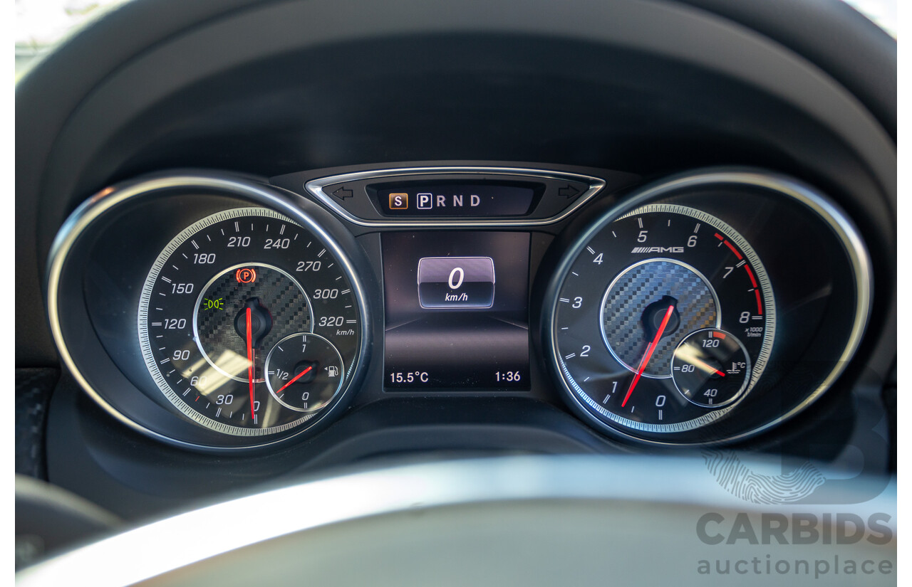 01/2018 Mercedes-Amg A45 4MATIC (AWD) 176 MY18 5D Hatchback Cosmos Black Metallic Turbo 2.0L