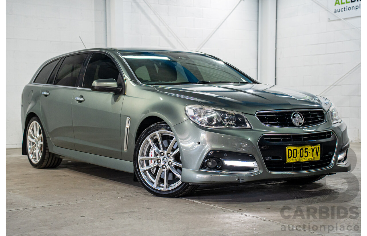 1/2014 Holden Commodore SS-V Redline VF 4d Sportwagon Prussian Steel Grey Metallic V8 6.0L