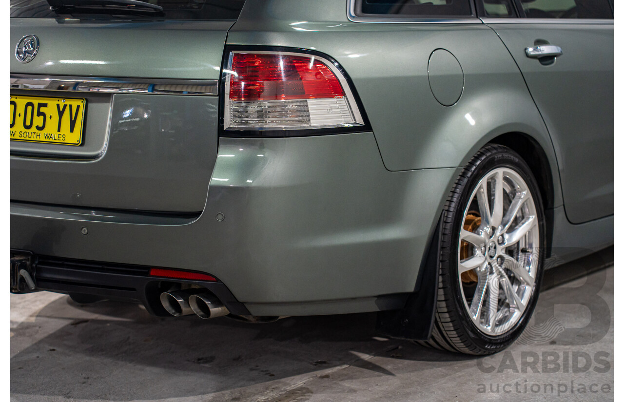 1/2014 Holden Commodore SS-V Redline VF 4d Sportwagon Prussian Steel Grey Metallic V8 6.0L