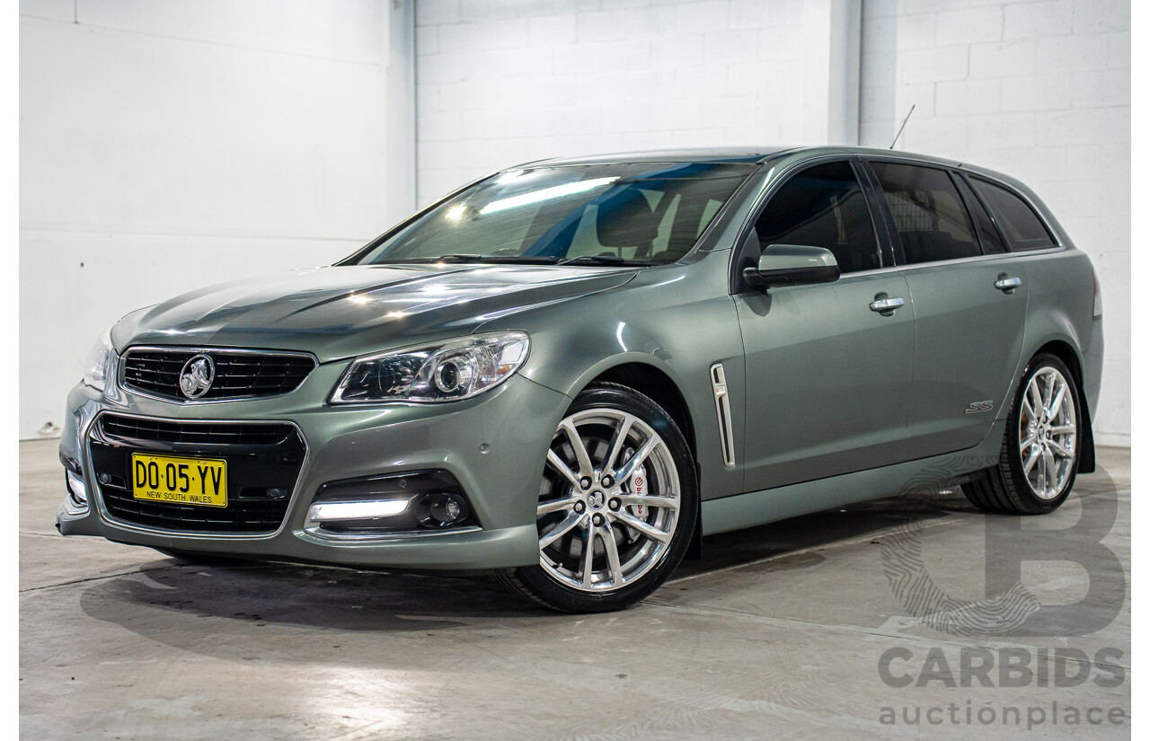 1/2014 Holden Commodore SS-V Redline VF 4d Sportwagon Prussian Steel Grey Metallic V8 6.0L