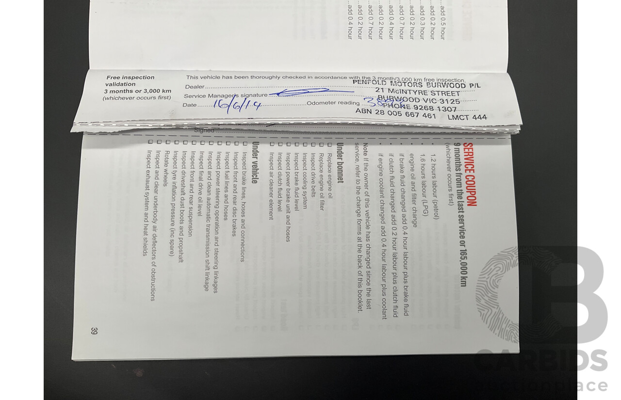 1/2014 Holden Commodore SS-V Redline VF 4d Sportwagon Prussian Steel Grey Metallic V8 6.0L