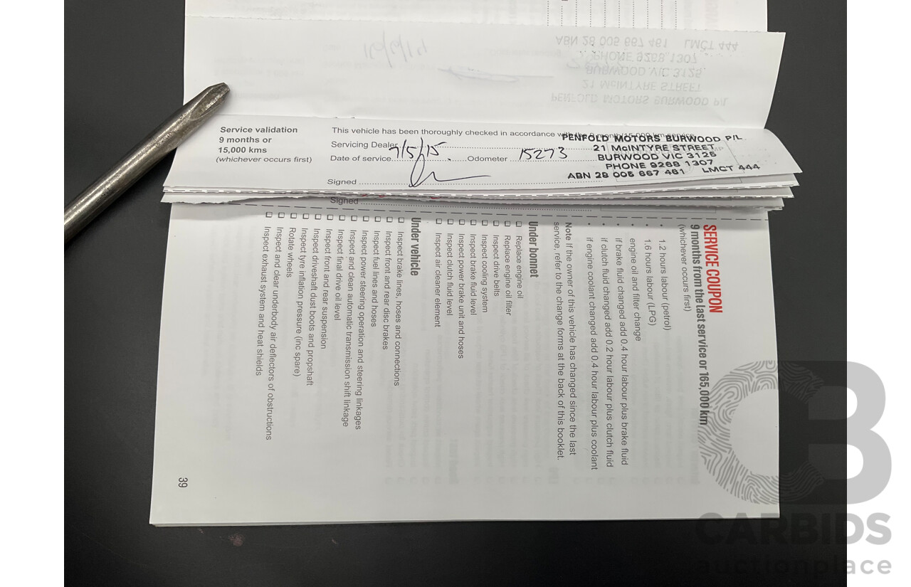 1/2014 Holden Commodore SS-V Redline VF 4d Sportwagon Prussian Steel Grey Metallic V8 6.0L