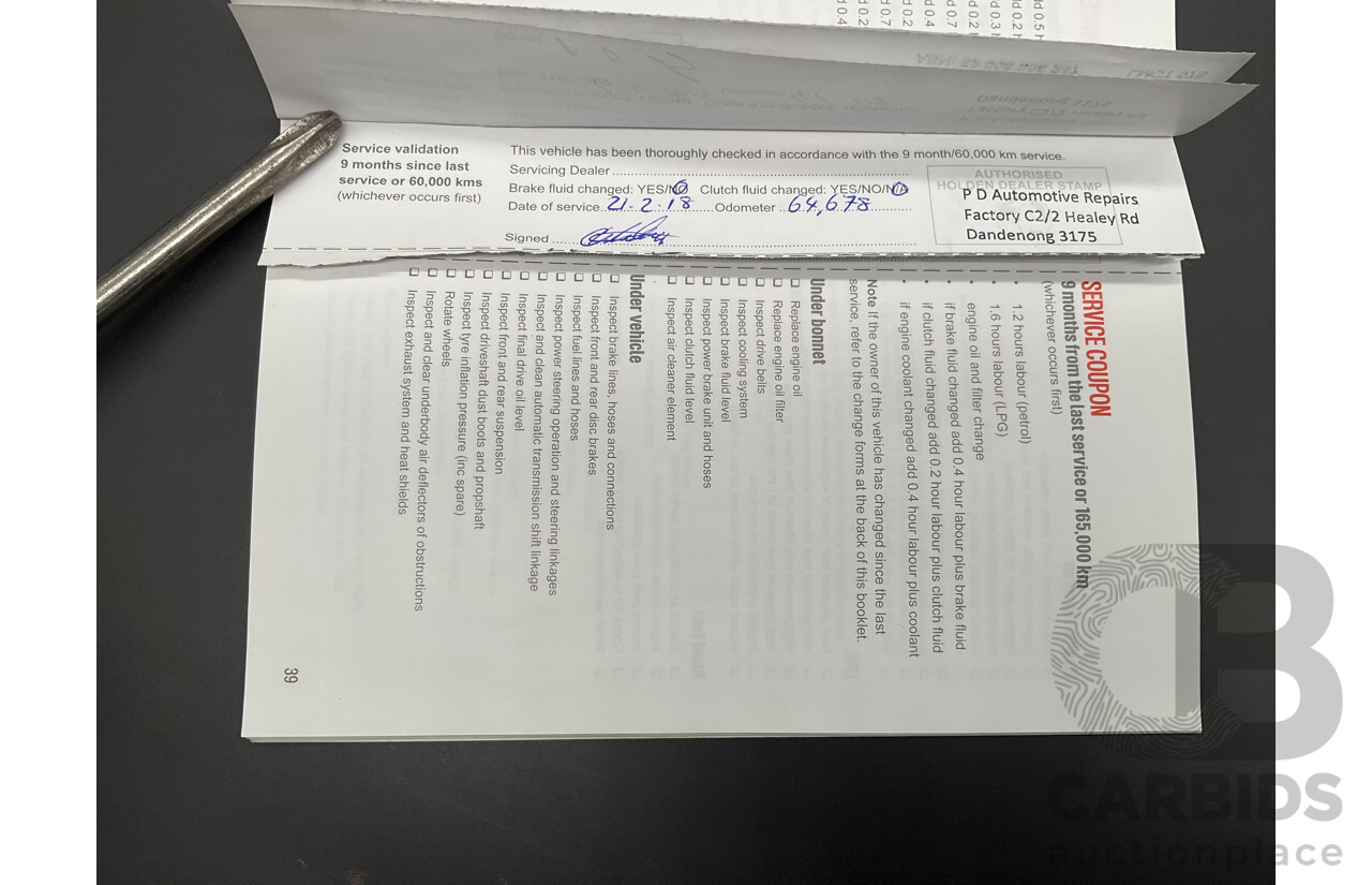 1/2014 Holden Commodore SS-V Redline VF 4d Sportwagon Prussian Steel Grey Metallic V8 6.0L