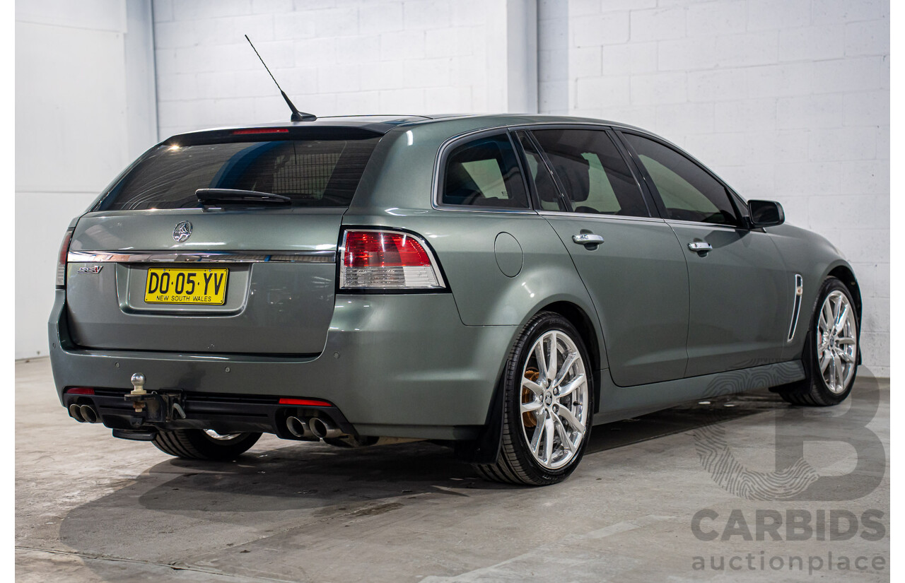 1/2014 Holden Commodore SS-V Redline VF 4d Sportwagon Prussian Steel Grey Metallic V8 6.0L