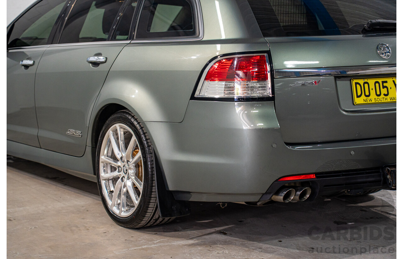 1/2014 Holden Commodore SS-V Redline VF 4d Sportwagon Prussian Steel Grey Metallic V8 6.0L
