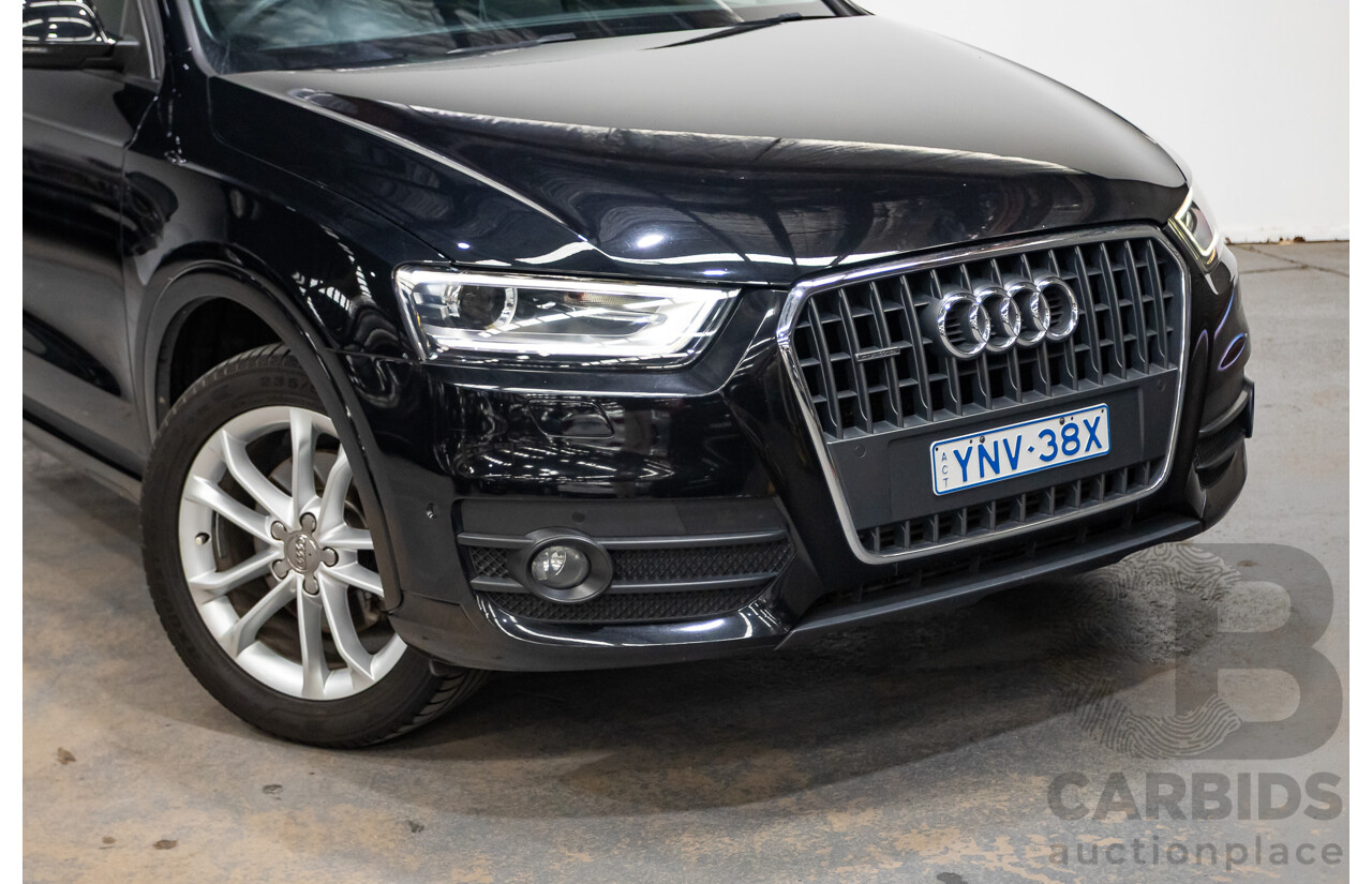 07/2014 Audi Q3 TFSI Quattro (AWD) 125kw 8U MY14 4d Wagon Phantom Black Pearl Turbo 2.0L