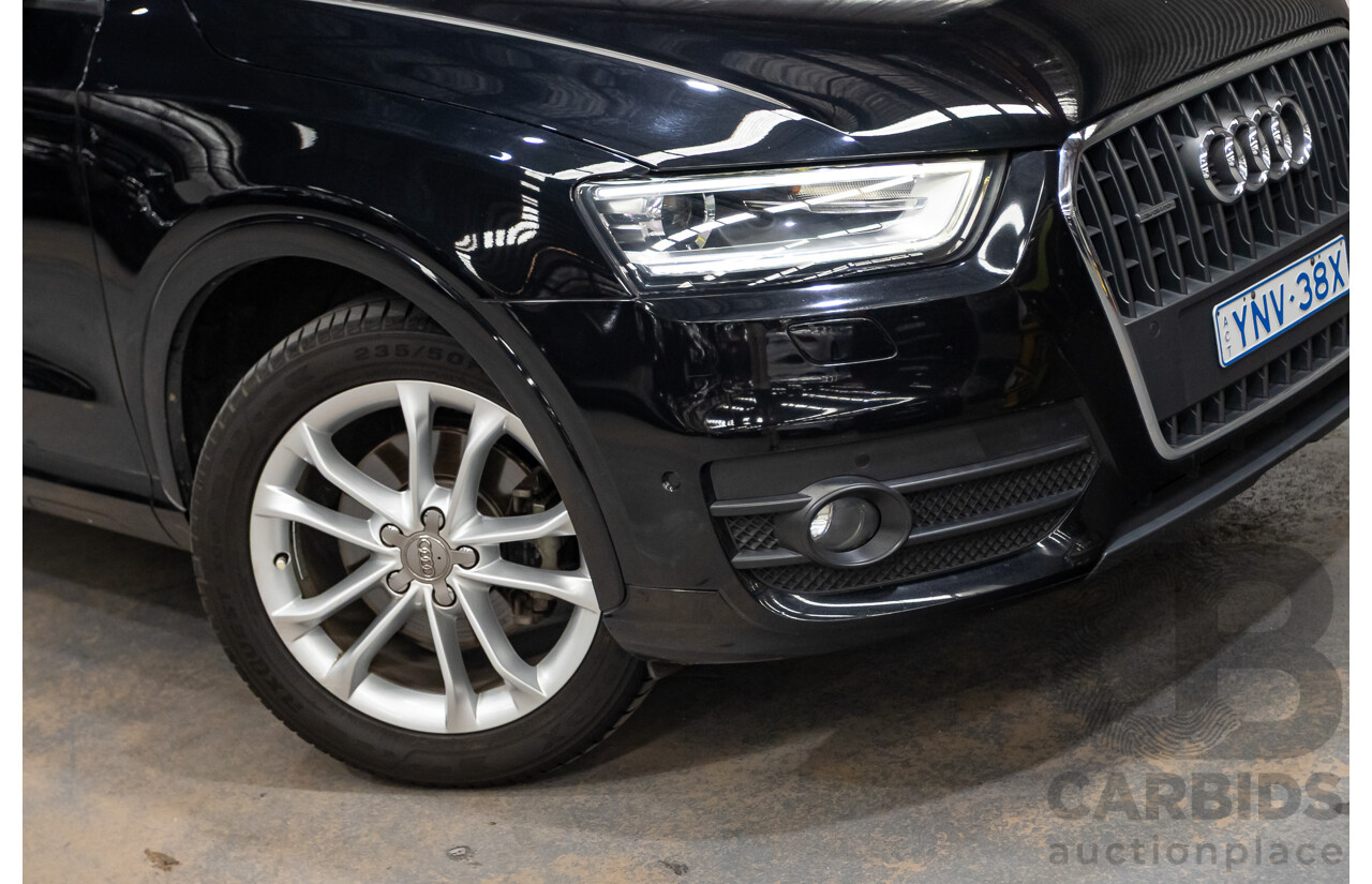 07/2014 Audi Q3 TFSI Quattro (AWD) 125kw 8U MY14 4d Wagon Phantom Black Pearl Turbo 2.0L