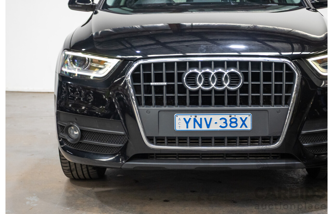 07/2014 Audi Q3 TFSI Quattro (AWD) 125kw 8U MY14 4d Wagon Phantom Black Pearl Turbo 2.0L