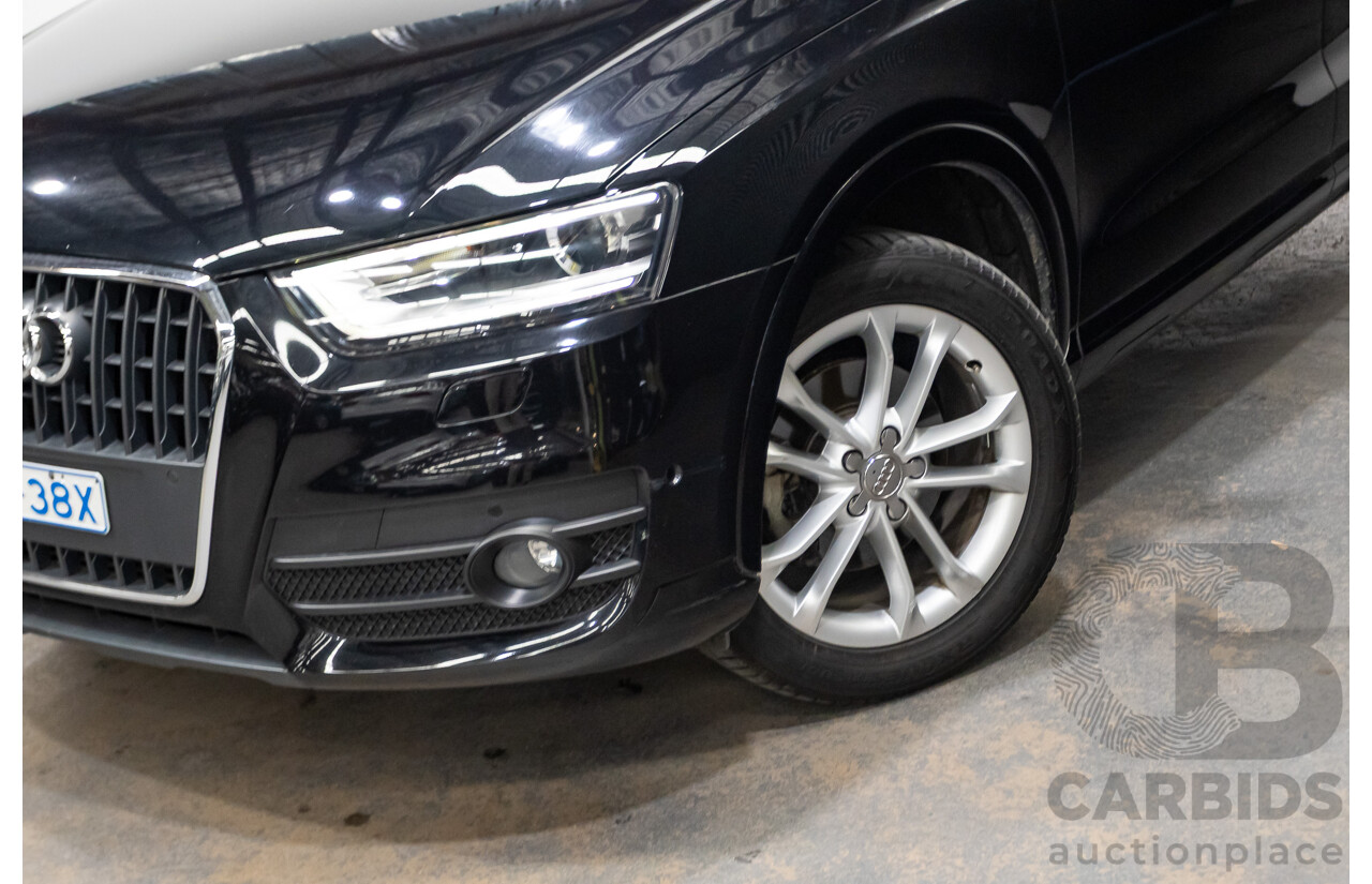 07/2014 Audi Q3 TFSI Quattro (AWD) 125kw 8U MY14 4d Wagon Phantom Black Pearl Turbo 2.0L