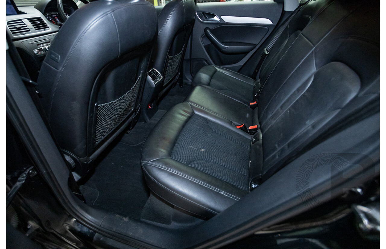 07/2014 Audi Q3 TFSI Quattro (AWD) 125kw 8U MY14 4d Wagon Phantom Black Pearl Turbo 2.0L