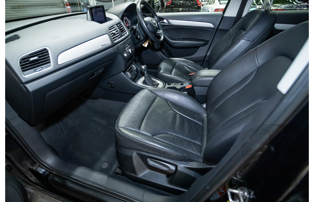 07/2014 Audi Q3 TFSI Quattro (AWD) 125kw 8U MY14 4d Wagon Phantom Black Pearl Turbo 2.0L