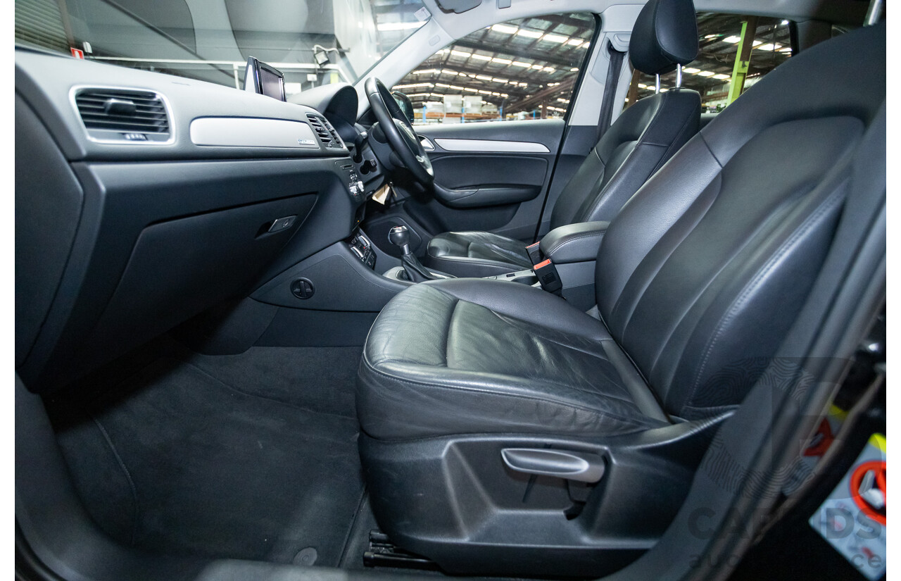 07/2014 Audi Q3 TFSI Quattro (AWD) 125kw 8U MY14 4d Wagon Phantom Black Pearl Turbo 2.0L