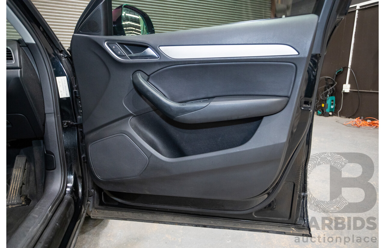 07/2014 Audi Q3 TFSI Quattro (AWD) 125kw 8U MY14 4d Wagon Phantom Black Pearl Turbo 2.0L