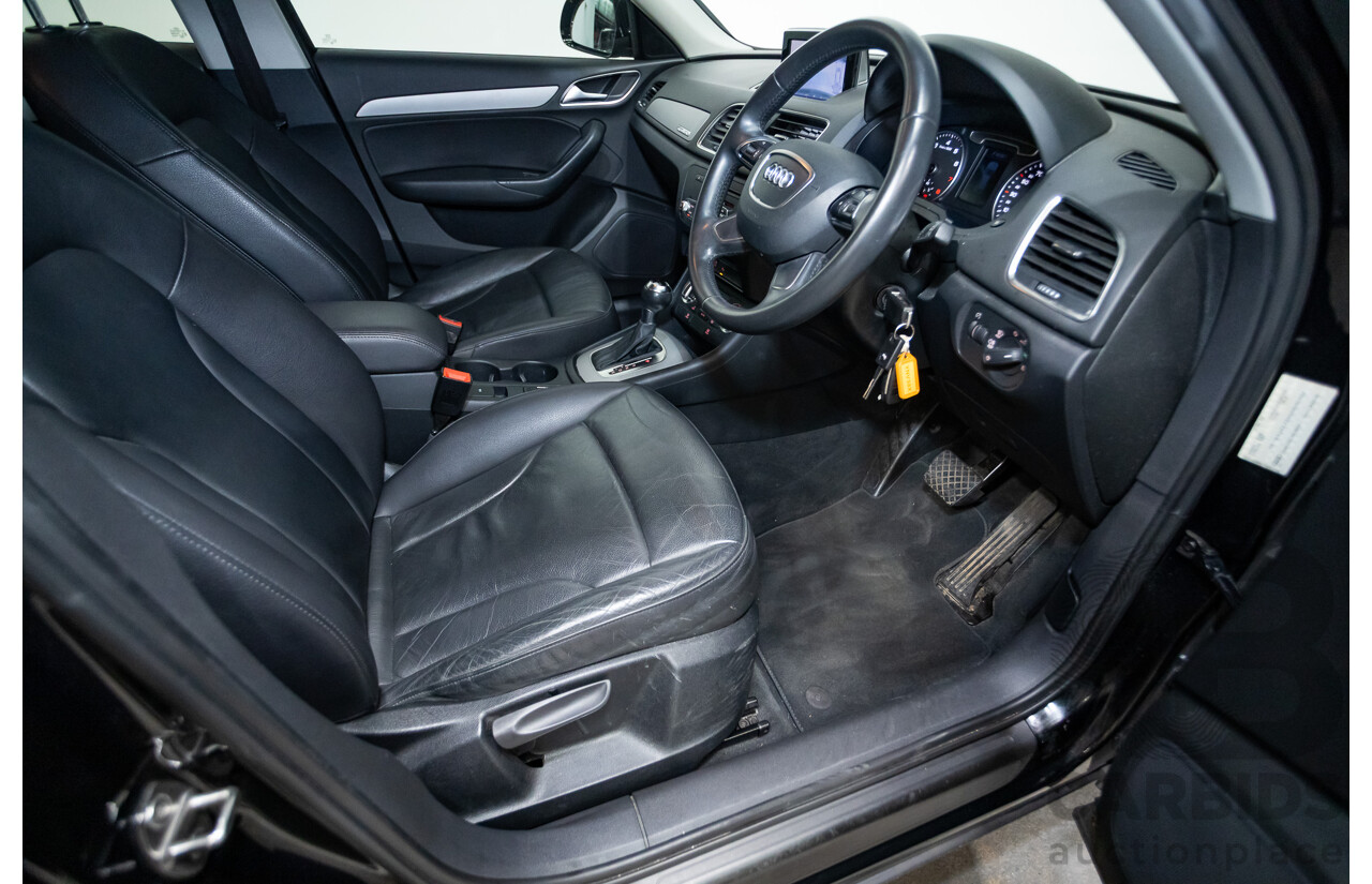 07/2014 Audi Q3 TFSI Quattro (AWD) 125kw 8U MY14 4d Wagon Phantom Black Pearl Turbo 2.0L