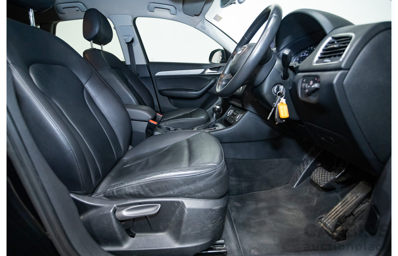 07/2014 Audi Q3 TFSI Quattro (AWD) 125kw 8U MY14 4d Wagon Phantom Black Pearl Turbo 2.0L