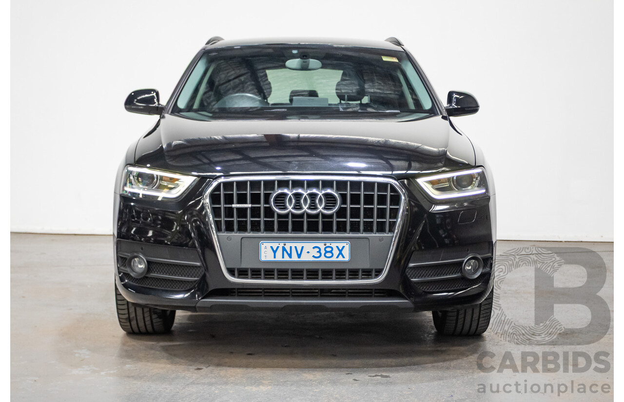 07/2014 Audi Q3 TFSI Quattro (AWD) 125kw 8U MY14 4d Wagon Phantom Black Pearl Turbo 2.0L