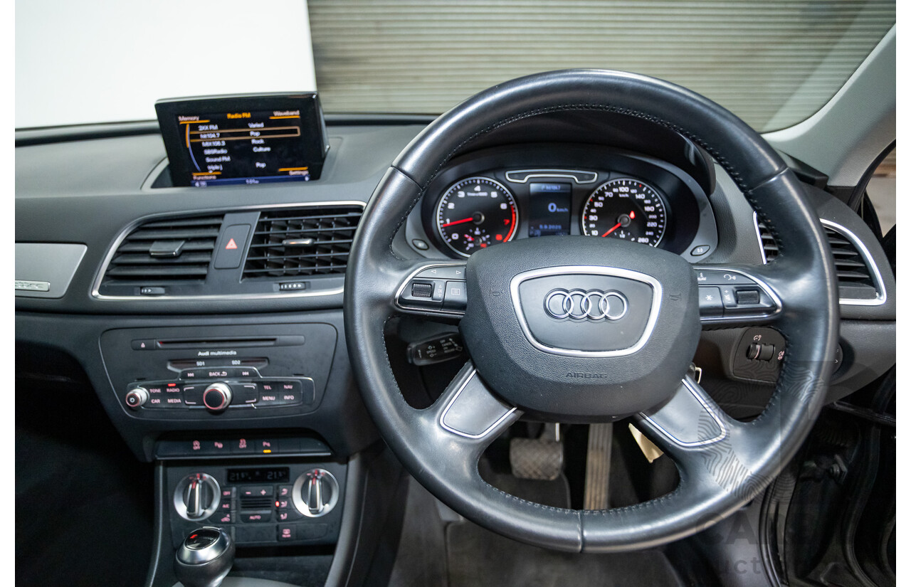 07/2014 Audi Q3 TFSI Quattro (AWD) 125kw 8U MY14 4d Wagon Phantom Black Pearl Turbo 2.0L