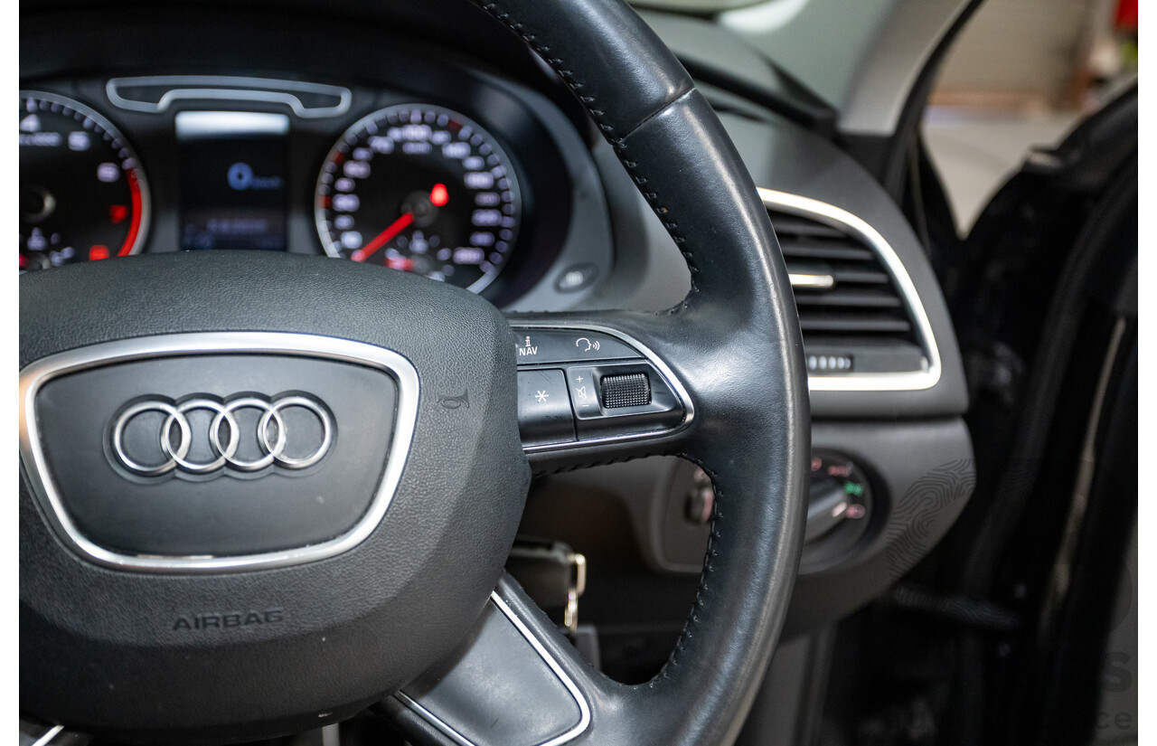 07/2014 Audi Q3 TFSI Quattro (AWD) 125kw 8U MY14 4d Wagon Phantom Black Pearl Turbo 2.0L
