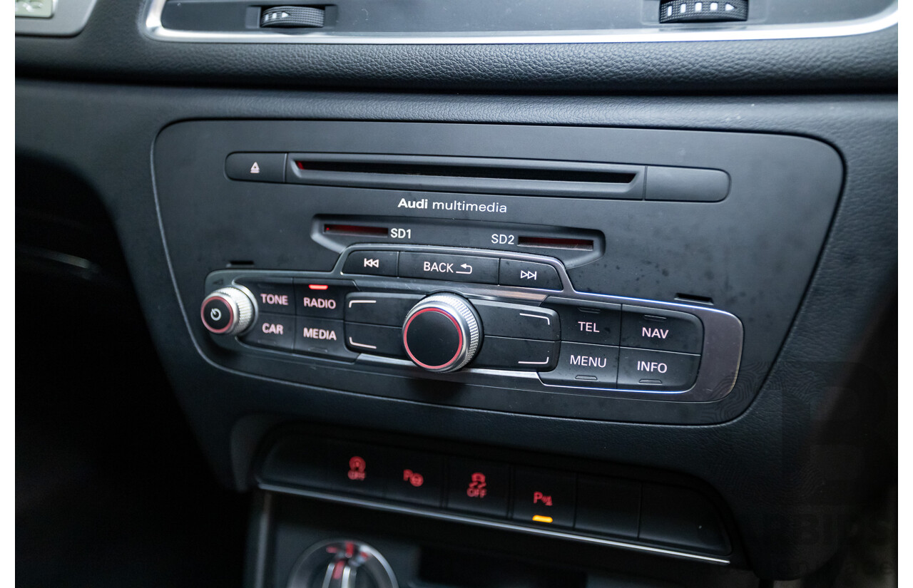 07/2014 Audi Q3 TFSI Quattro (AWD) 125kw 8U MY14 4d Wagon Phantom Black Pearl Turbo 2.0L