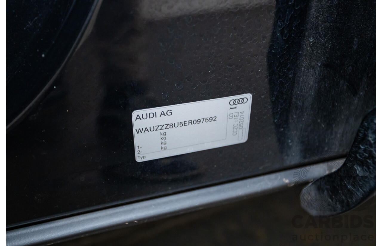 07/2014 Audi Q3 TFSI Quattro (AWD) 125kw 8U MY14 4d Wagon Phantom Black Pearl Turbo 2.0L