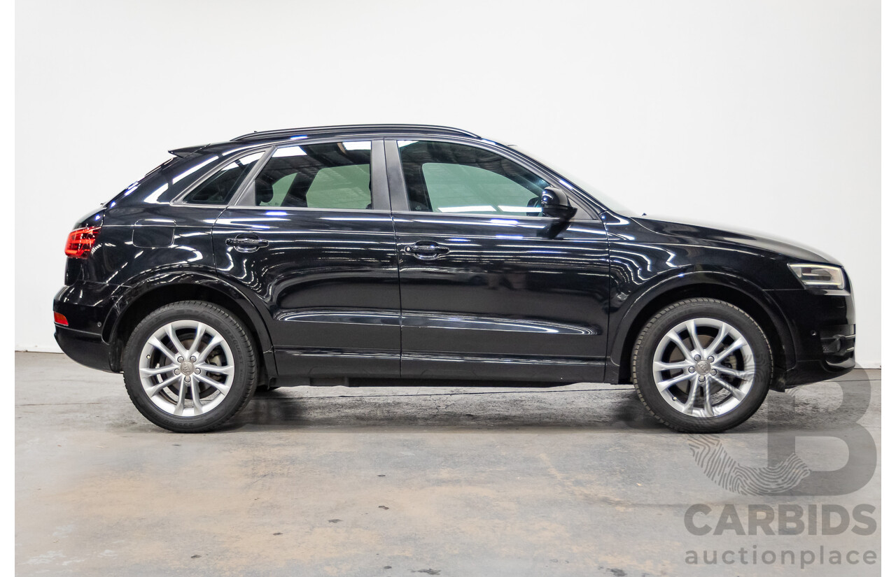 07/2014 Audi Q3 TFSI Quattro (AWD) 125kw 8U MY14 4d Wagon Phantom Black Pearl Turbo 2.0L