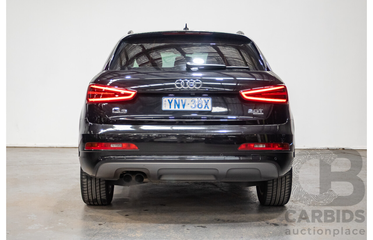 07/2014 Audi Q3 TFSI Quattro (AWD) 125kw 8U MY14 4d Wagon Phantom Black Pearl Turbo 2.0L