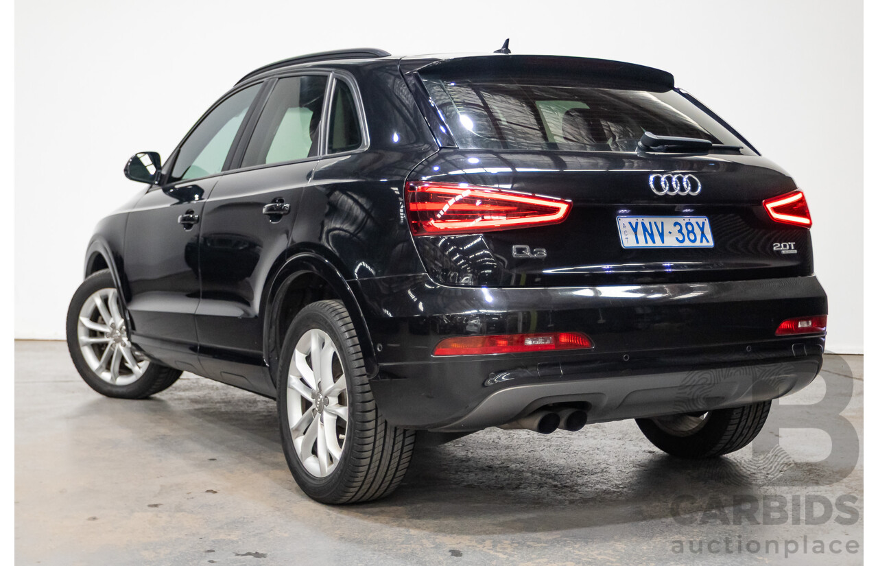 07/2014 Audi Q3 TFSI Quattro (AWD) 125kw 8U MY14 4d Wagon Phantom Black Pearl Turbo 2.0L