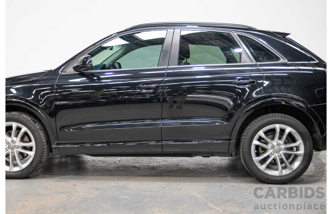 07/2014 Audi Q3 TFSI Quattro (AWD) 125kw 8U MY14 4d Wagon Phantom Black Pearl Turbo 2.0L