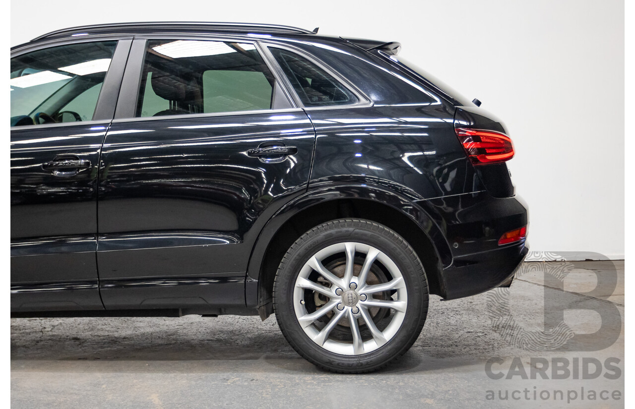 07/2014 Audi Q3 TFSI Quattro (AWD) 125kw 8U MY14 4d Wagon Phantom Black Pearl Turbo 2.0L